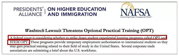 美国拟取消学生签证及工作实习许可
