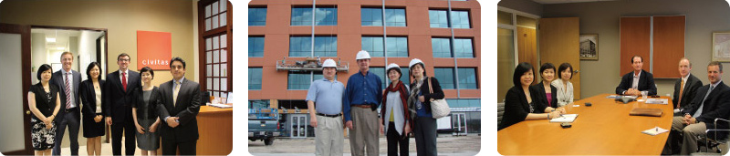 美国项目考察现场